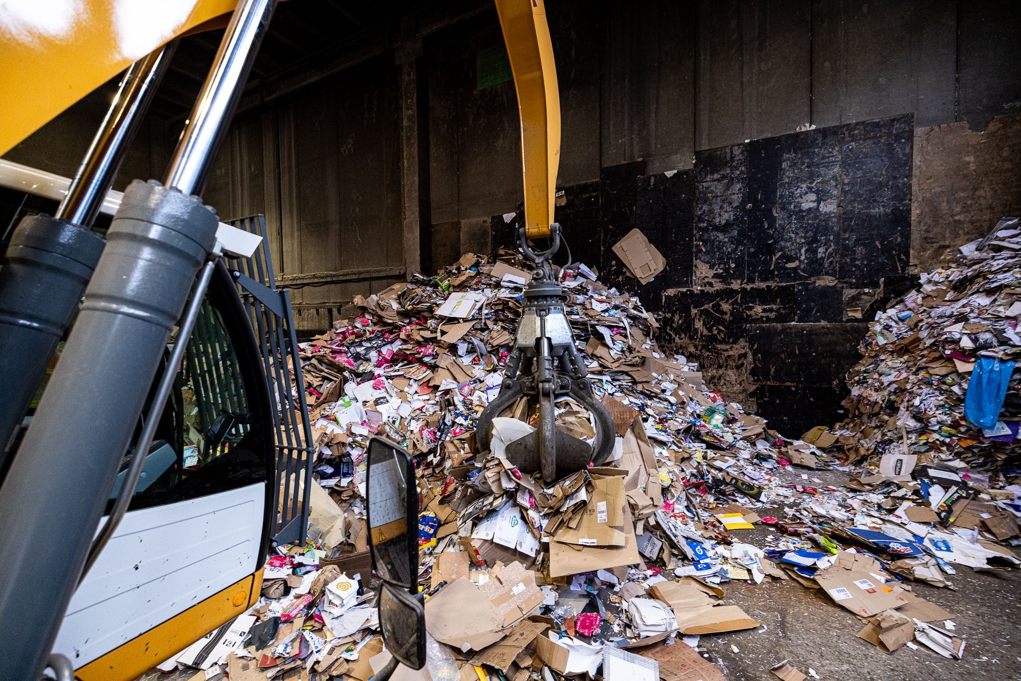 Recyceln von Papier und Pappe