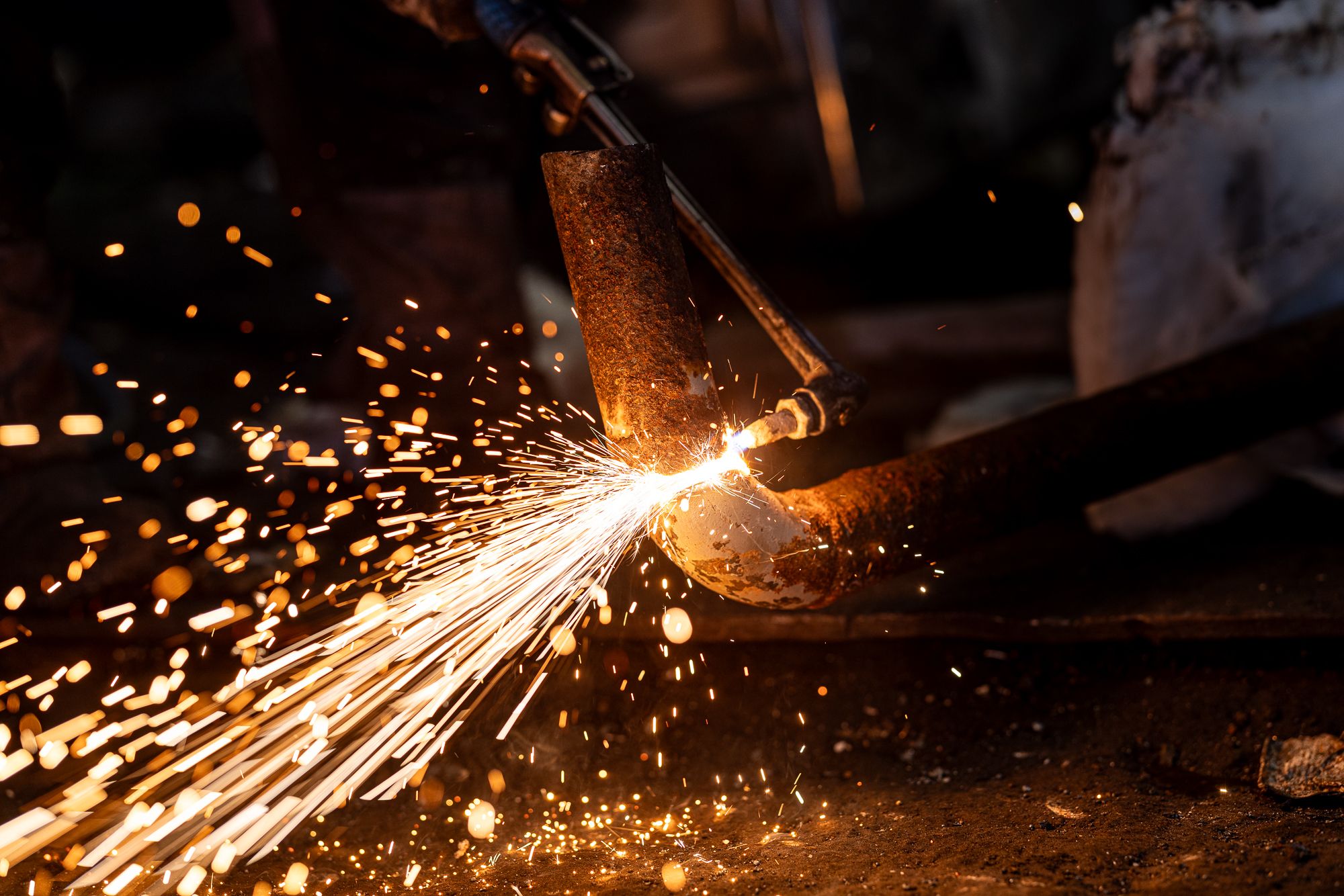 Compattazione resti ferrosi